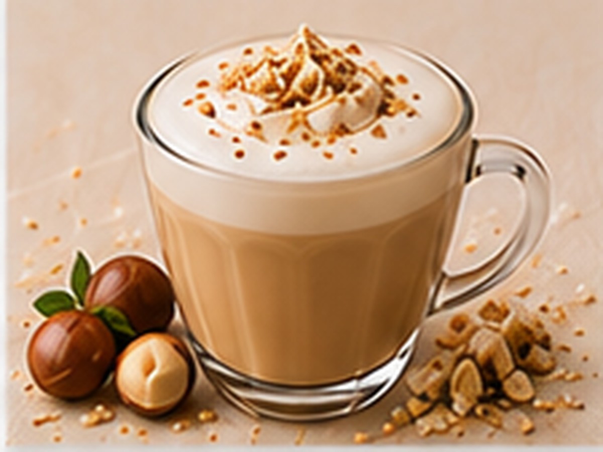 Sirup-Cappuccino